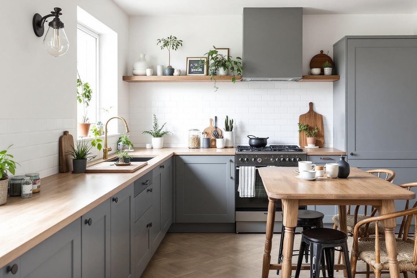Modern lantlig inredning kök – charmiga detaljer i ny tappning